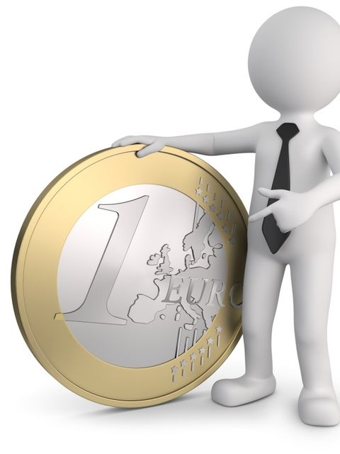 Euromünze Männchen