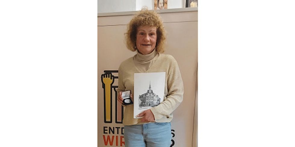 Angela Eschert erhielt im November den Lichtenberger Bezirkstaler