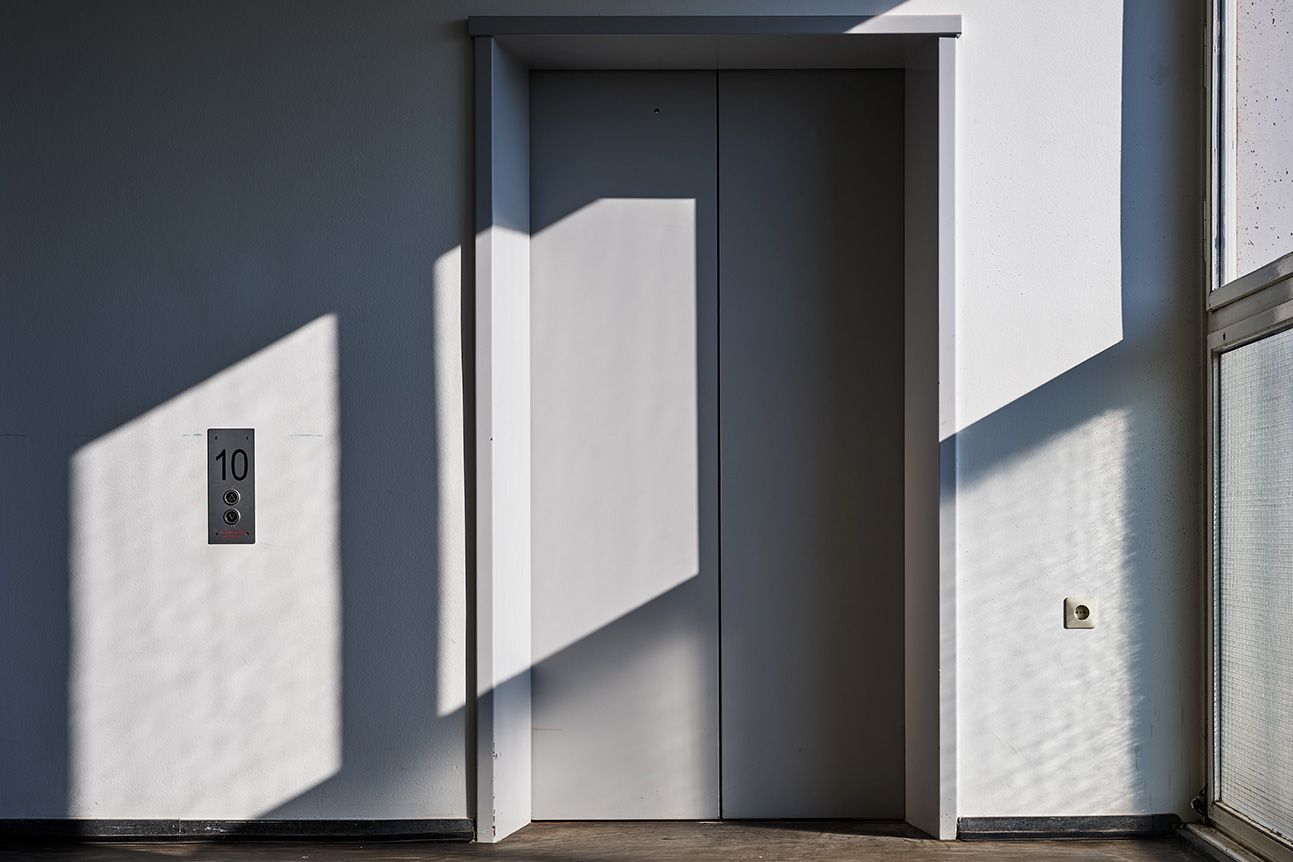 Fahrstuhl bei der SenStadt, Württembergische Straße 6,10. OG, September 2020