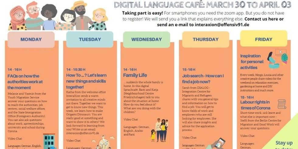 Digitales Sprachcafé | Digital Language Café