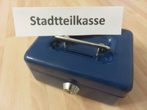 Stadtteilkasse - blau
