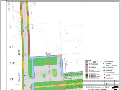 Kurpromenade 1. Bauabschnitt Teilkarte 04 mit Parkplatz Seekorso