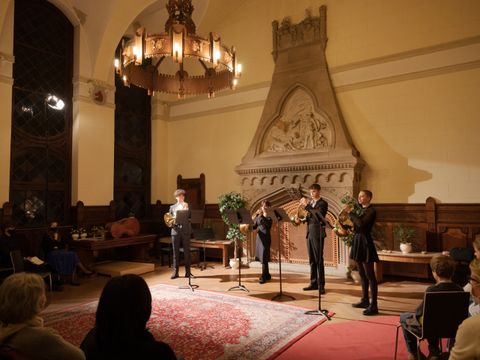 Hornquartett im Trausaal