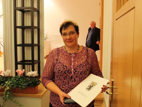 Verleihung einer Bürgermedaille am 19.10.2017 an Kirsten Fiedler (Bild: BA CW, Gottschalk)