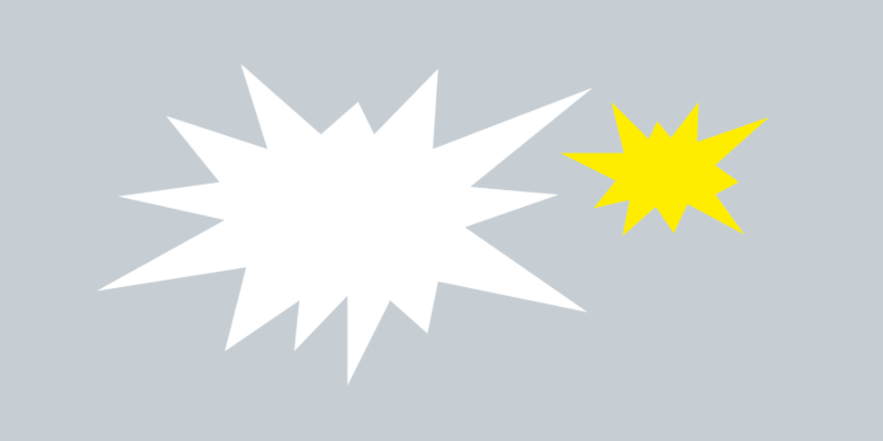 Explosionen im Comic-Stil
