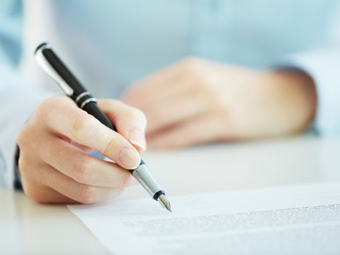 Vertragsunterzeichnung