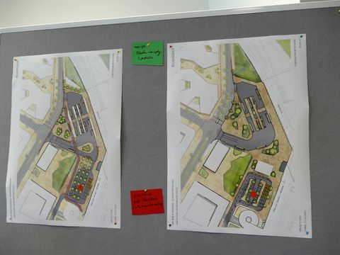 Stakeholder-Workshop Vorplatz Bahnhof Suedkreuz Hildegard-Knef-Platz