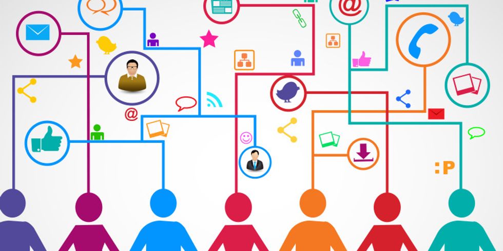 Symbole für Soziale Netzwerke