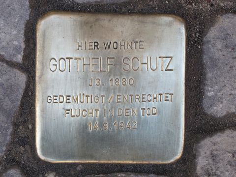 Stolperstein Gotthelf Schutz
