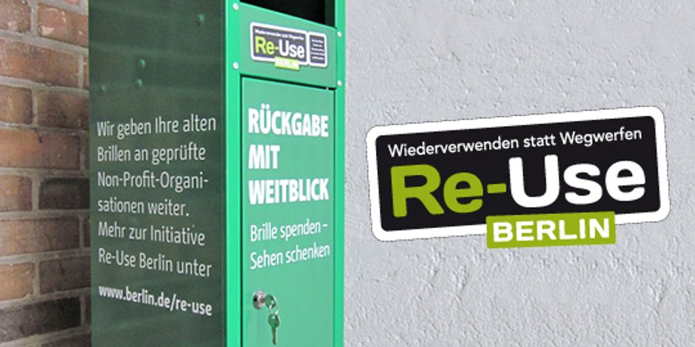 Brillen-Spendenbox