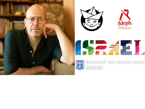 Foto von Prof. Yirmi Pinkus und verschiedene Logos