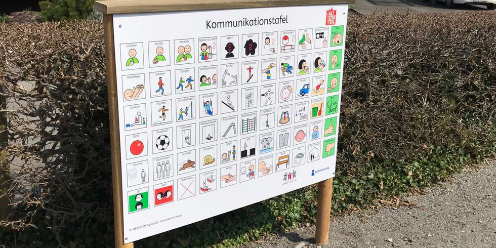Spielplatztafeln an der Finkenkrug-Schule
