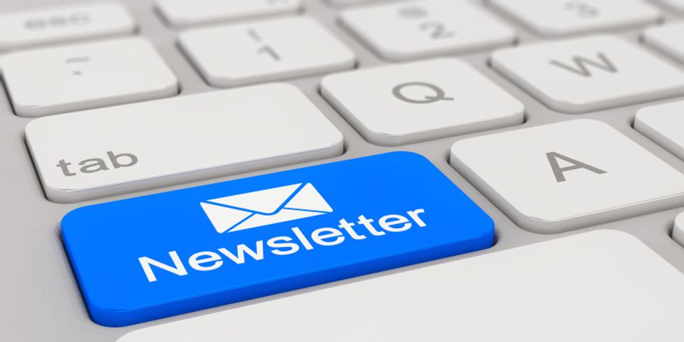 Tastatur mit blauer Login-Taste