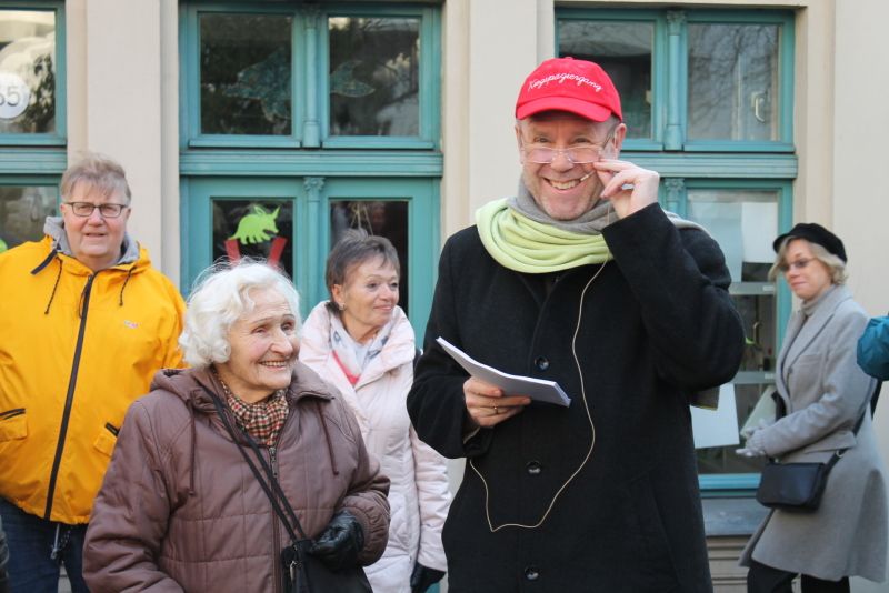 Frau Lehmann, Kiezspaziergang 13.2.2016