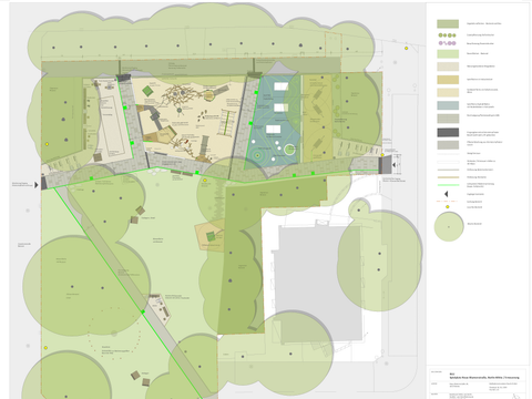 Spielplatz Neue Blumenstraße Entwurfsplan