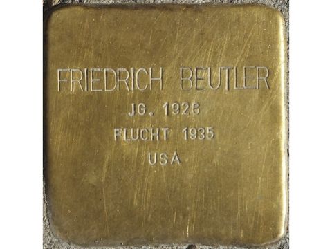 Stolperstein Friedrich Beutler (Bild: Stolpersteine-Initiative CW, Hupka)