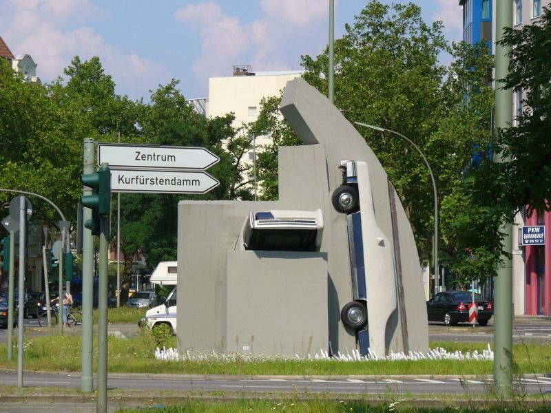 Skulptur: Beton-Cadillacs, 9.8.2007