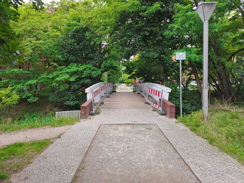 Fußgängerbrücke Pulvermühle IV (Bild: SenMVKU)