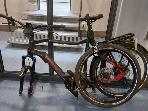 Schwarzes Fahrrad
