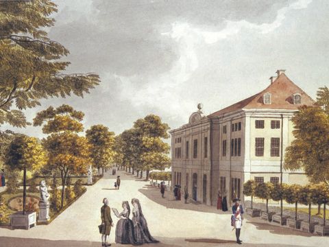 Ansicht von Schloss Schönhausen von Nordost, 1787