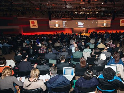 Für Vorträge, Kongresse und vieles mehr bietet der CityCube viele Möglichkeiten (Bild: Messe Berlin GmbH)