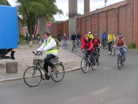 Abfahrt von der Gedenkstätte Plötzensee (21. 9. 2008)