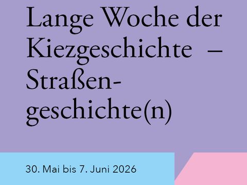 Lange Woche der Kiezgeschichte