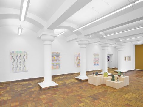 Laura Bruce, Ausstellungsansicht »Falling Upward«, Galerie Parterre, 2024