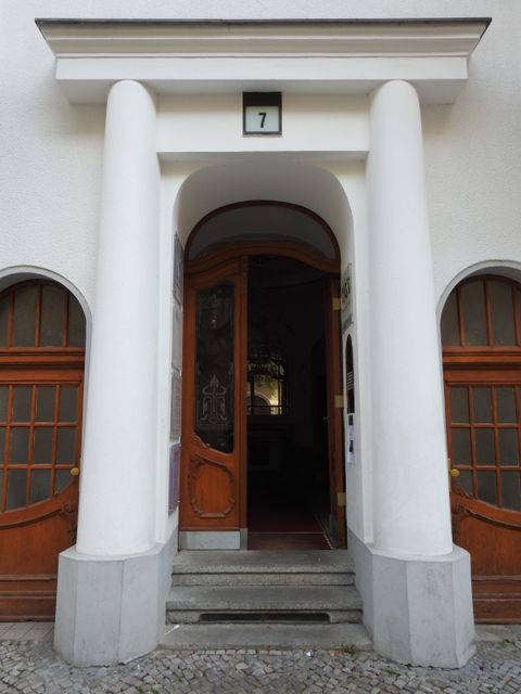 Hauseingang Clausewitzstraße 7