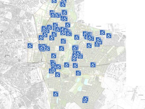 Onlinekarte Behindertenparkplätze
