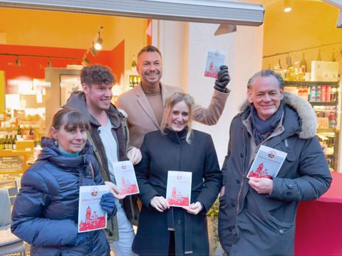 Vorstand AG Schmargendorf e.V. mit Bezirksbürgermeisterin