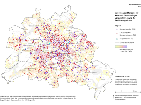 Kernsportanlagen in Berlin