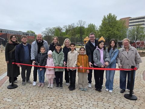 Eröffnung der Außenanlagen Grundschule an der Pulvermühle