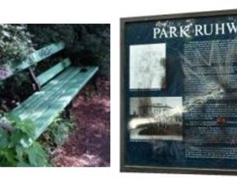 Schild im Ruhwaldpark
