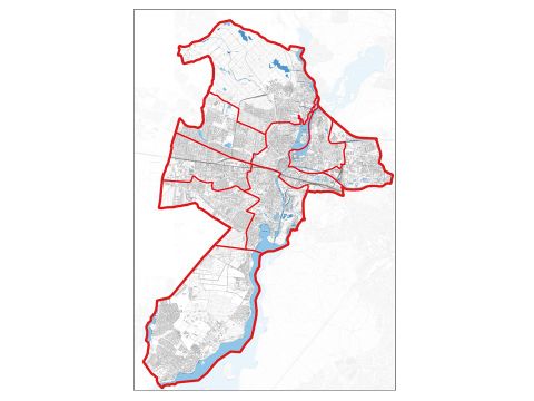 Karte Spandau Bezirksregion