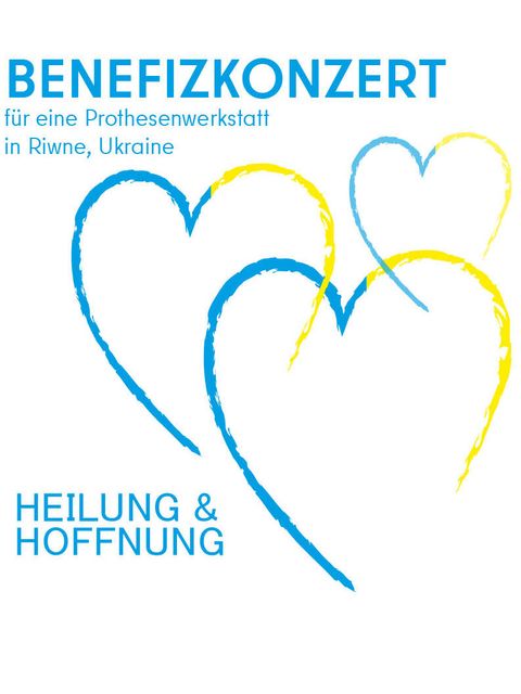 Plakatmotiv mit Herzen