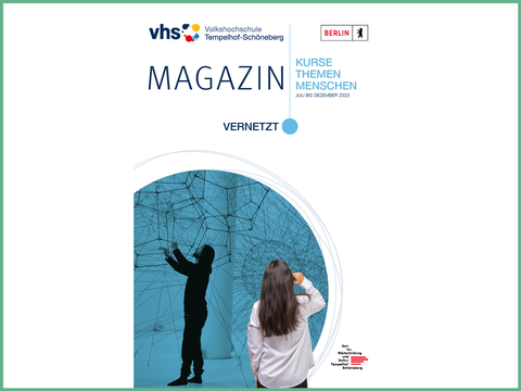 Titelbild des Magazins vhs Tempelhof-Schöneberg - Herbst 2023