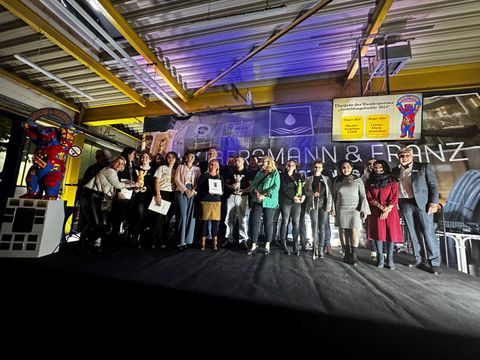 Gruppenfoto beim Reinickendorfer Ausbildungsbuddy 2024 (Bild: BA Rdf)
