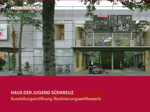 Haus der Jugend Südkreuz Austellungseröffnung Realisierungswettbewerb - Einladung Ausschnitt