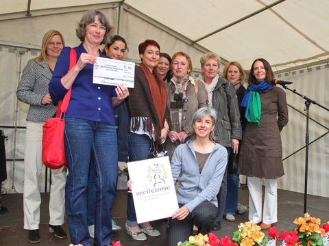 Einer der beiden 2. Preise ging an das Team von „wellcome“