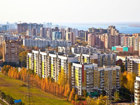 Sozialer Wohnungsbau in der Stadt