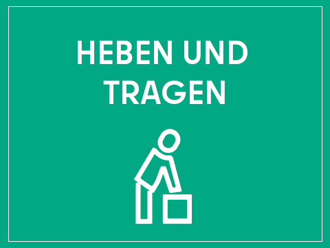 Symbolbild Heben und Tragen