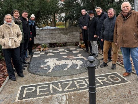 Enthüllung des neugestalteten Penzberger Wappens