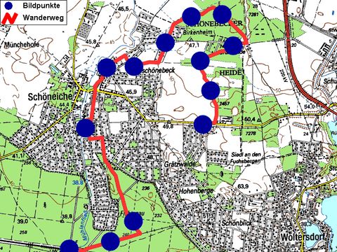 Wanderkarte (Bild: Berliner Forsten)