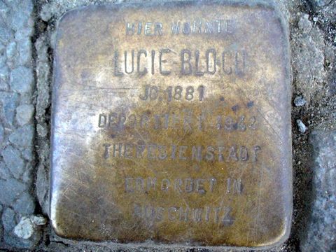 Stolperstein für Lucie Bloch