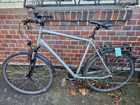 Graues Herrenfahrrad