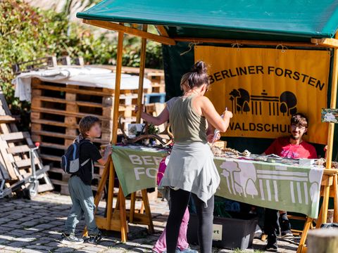 Informationsstand der Berliner Forsten