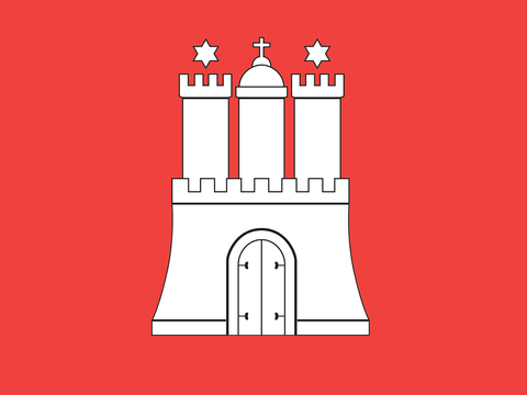 Hamburgische Landesflagge