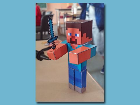 Upcycling Minecraft in echt