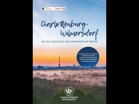 Titelseite des neuen touristischen Leitbilds für Charlottenburg-Wilmersdorf